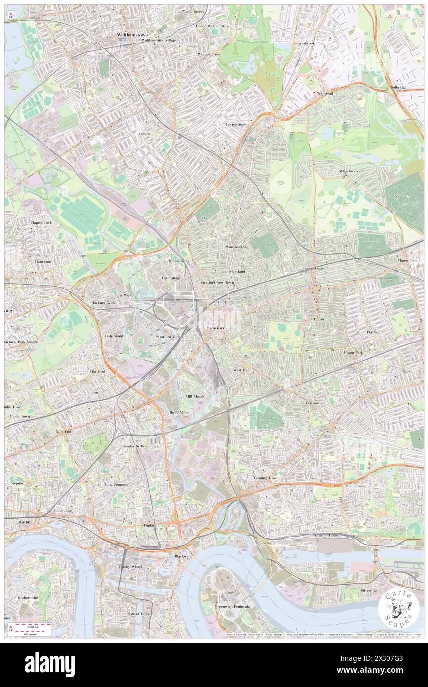 Stratford Shopping Centre, Greater London, GB, Royaume-Uni, Angleterre, n 51 32' 29'', N 0 0' 4'', carte, Cartascapes carte publiée en 2024. Explorez Cartascapes, une carte qui révèle la diversité des paysages, des cultures et des écosystèmes de la Terre. Voyage à travers le temps et l'espace, découvrir l'interconnexion du passé, du présent et de l'avenir de notre planète. Banque D'Images