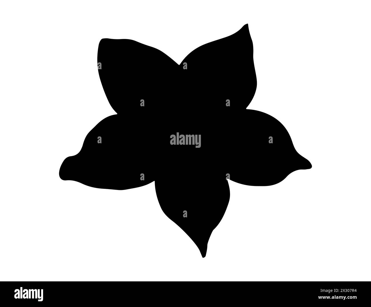 Art vectoriel de silhouette de fruit d'étoile Illustration de Vecteur