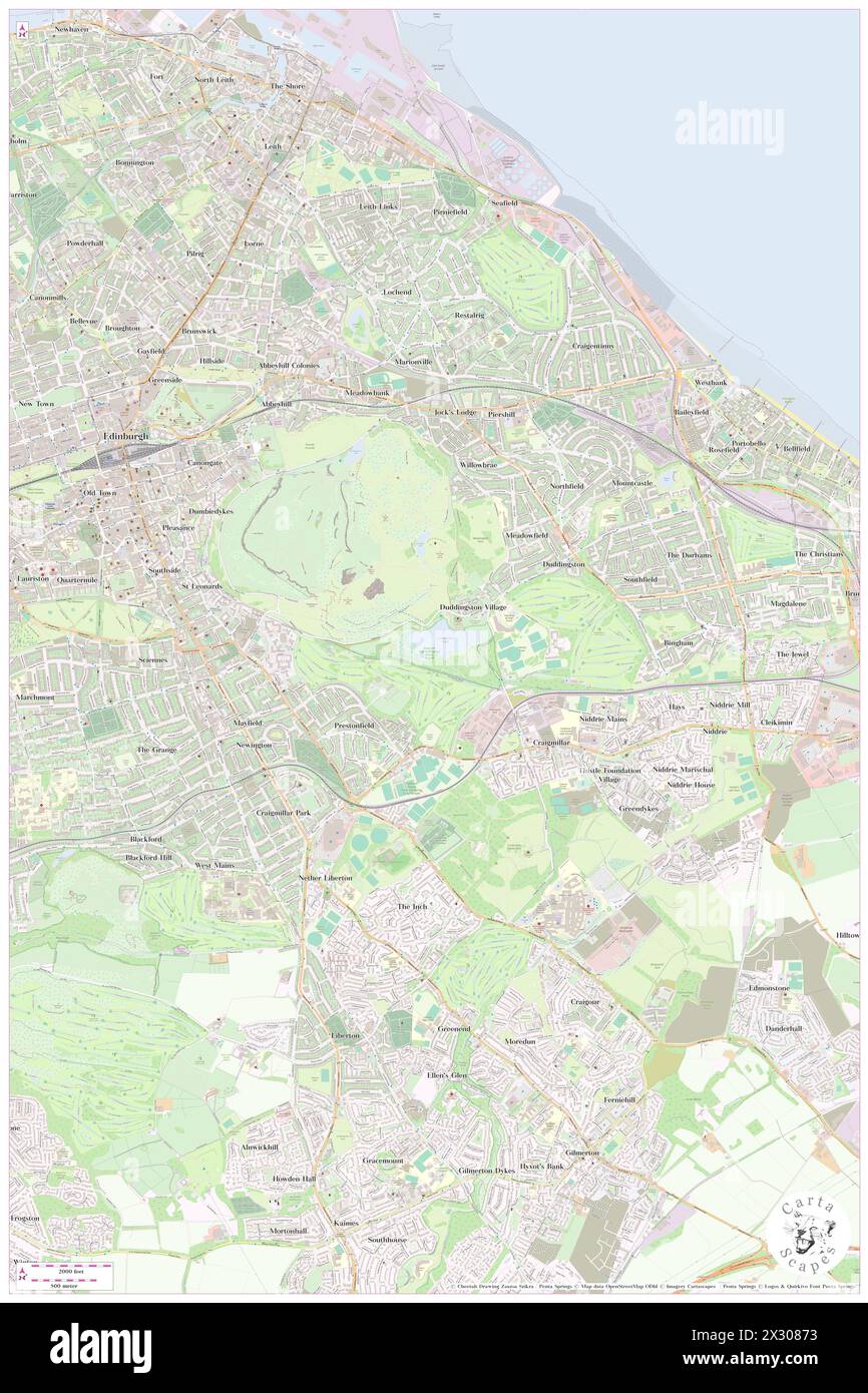 Duddingston Loch, , GB, Royaume-Uni, Écosse, n 55 56' 20'', S 3 9' 6'', carte, Cartascapes carte publiée en 2024. Explorez Cartascapes, une carte qui révèle la diversité des paysages, des cultures et des écosystèmes de la Terre. Voyage à travers le temps et l'espace, découvrir l'interconnexion du passé, du présent et de l'avenir de notre planète. Banque D'Images