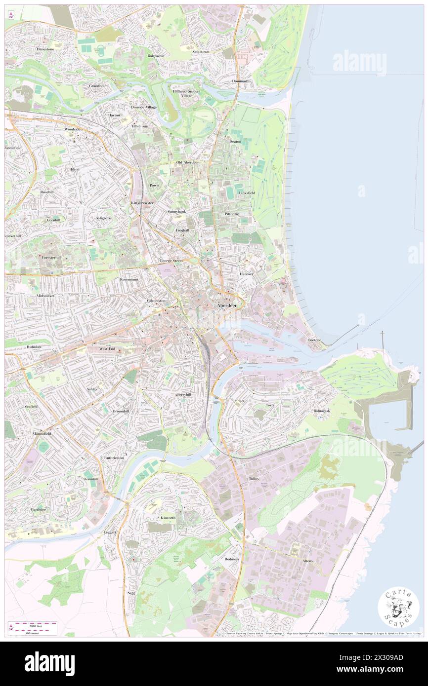 Aberdeen Douglas Hotel, Aberdeen City, GB, Royaume-Uni, Écosse, n 57 8' 46'', S 2 5' 45'', carte, Cartascapes carte publiée en 2024. Explorez Cartascapes, une carte qui révèle la diversité des paysages, des cultures et des écosystèmes de la Terre. Voyage à travers le temps et l'espace, découvrir l'interconnexion du passé, du présent et de l'avenir de notre planète. Banque D'Images