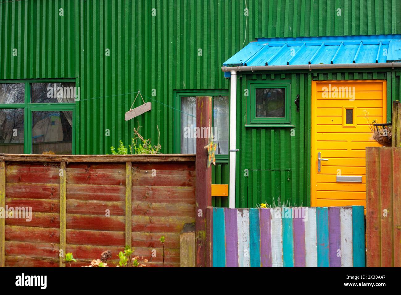 Green Maisonnette, Byker Wall Estate, Tyne et Wear Banque D'Images