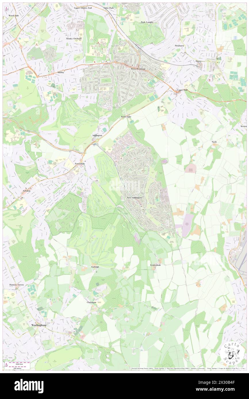 King Henry's Drive Tramlink Stop, Greater London, GB, Royaume-Uni, Angleterre, n 51 20' 43'', S 0 1' 12'', carte, Cartascapes carte publiée en 2024. Explorez Cartascapes, une carte qui révèle la diversité des paysages, des cultures et des écosystèmes de la Terre. Voyage à travers le temps et l'espace, découvrir l'interconnexion du passé, du présent et de l'avenir de notre planète. Banque D'Images