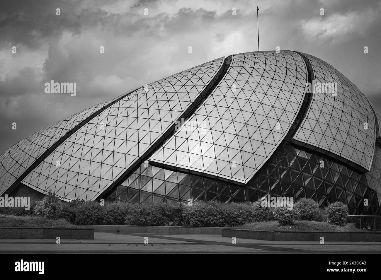 Vue latérale de la place Lam Vien sur la rive du lac Xuan Huong. Au Vietnam, tournesol sauvage géant à Dalat. Architecture moderne. Dalat Vietnam, 15 avril Banque D'Images