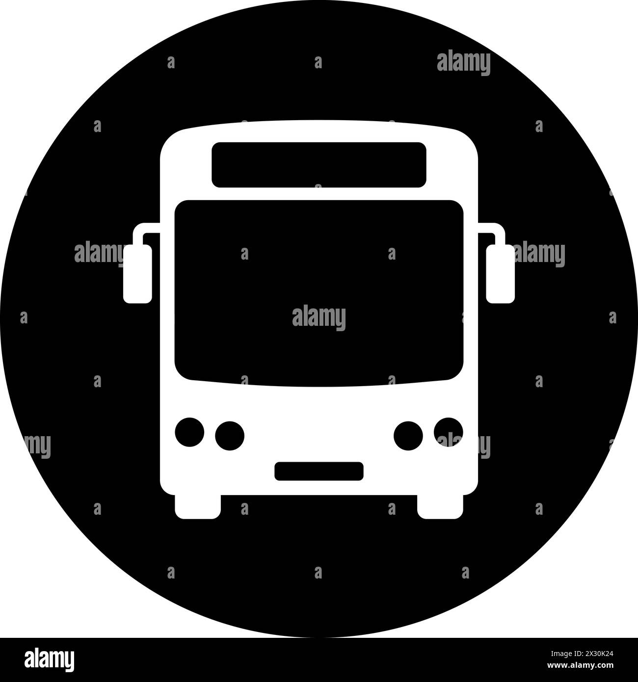 Icône de bus comme symbole pour la conception de page Web de voyage et de tourisme Illustration de Vecteur