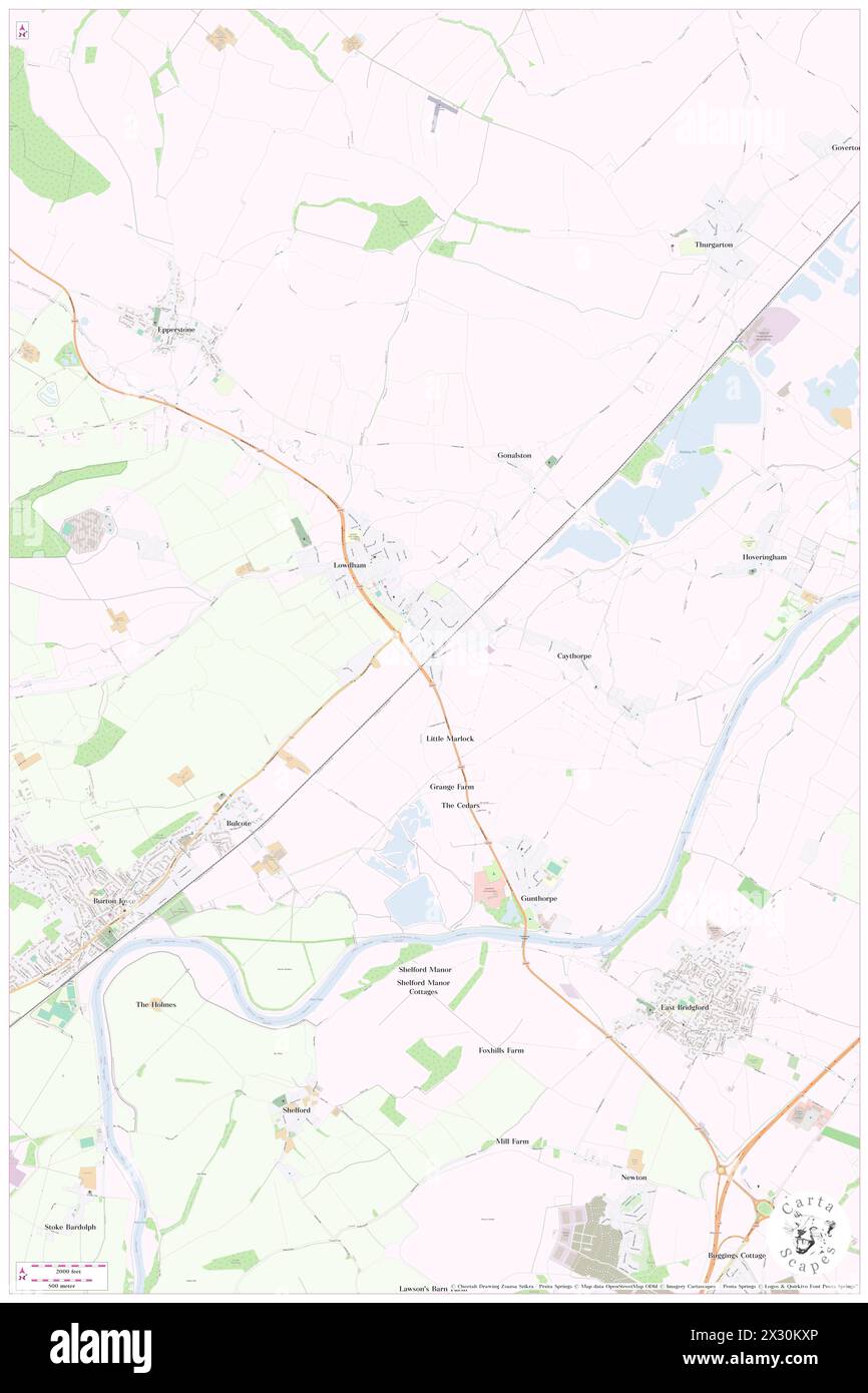 Lowdham Railway Station, Nottinghamshire, GB, Royaume-Uni, Angleterre, n 53 0' 24'', S 0 59' 53'', carte, Cartascapes carte publiée en 2024. Explorez Cartascapes, une carte qui révèle la diversité des paysages, des cultures et des écosystèmes de la Terre. Voyage à travers le temps et l'espace, découvrir l'interconnexion du passé, du présent et de l'avenir de notre planète. Banque D'Images