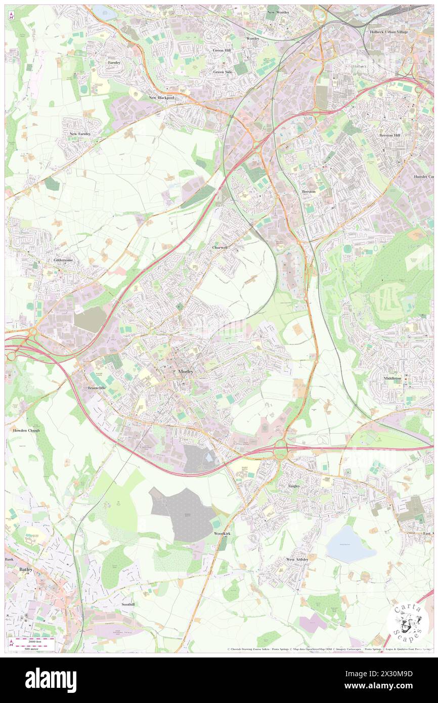 Morley Railway Station, City and Borough of Leeds, GB, Royaume-Uni, Angleterre, N 53 45' 0'', S 1 35' 27'', map, Cartascapes Map publié en 2024. Explorez Cartascapes, une carte qui révèle la diversité des paysages, des cultures et des écosystèmes de la Terre. Voyage à travers le temps et l'espace, découvrir l'interconnexion du passé, du présent et de l'avenir de notre planète. Banque D'Images