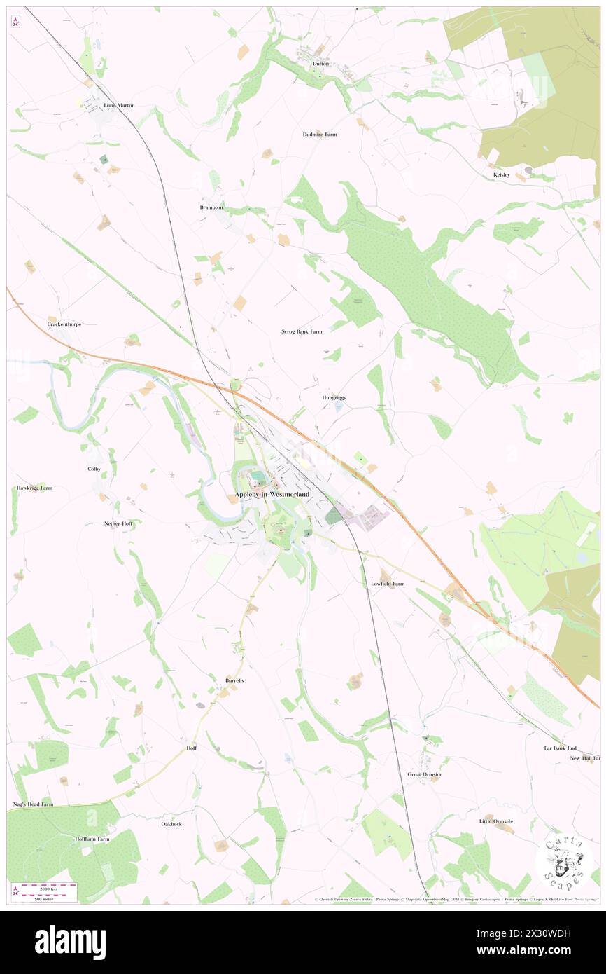 Appleby East Railway Station, Cumbria, GB, Royaume-Uni, Angleterre, n 54 34' 51'', S 2 29' 2'', carte, Cartascapes carte publiée en 2024. Explorez Cartascapes, une carte qui révèle la diversité des paysages, des cultures et des écosystèmes de la Terre. Voyage à travers le temps et l'espace, découvrir l'interconnexion du passé, du présent et de l'avenir de notre planète. Banque D'Images