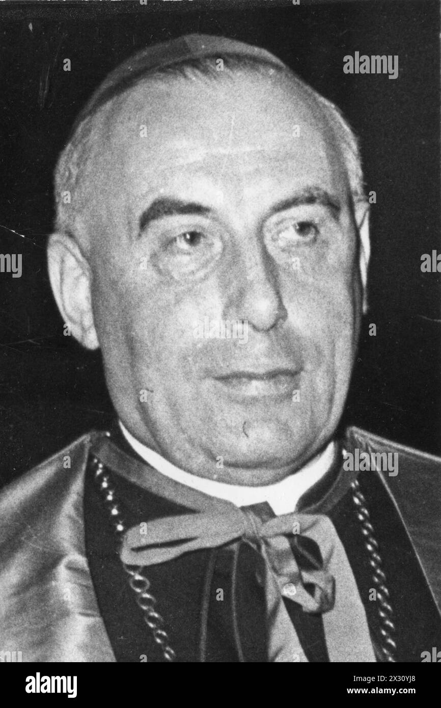 Spuelbeck, Otto, 8.1.1904 - 21.6,1970, ecclésiastique catholique allemand, évêque de Meissen 1958 - 1970, ADDITIONAL-RIGHTS-LEARANCE-INFO-NOT-AVAILABLE Banque D'Images