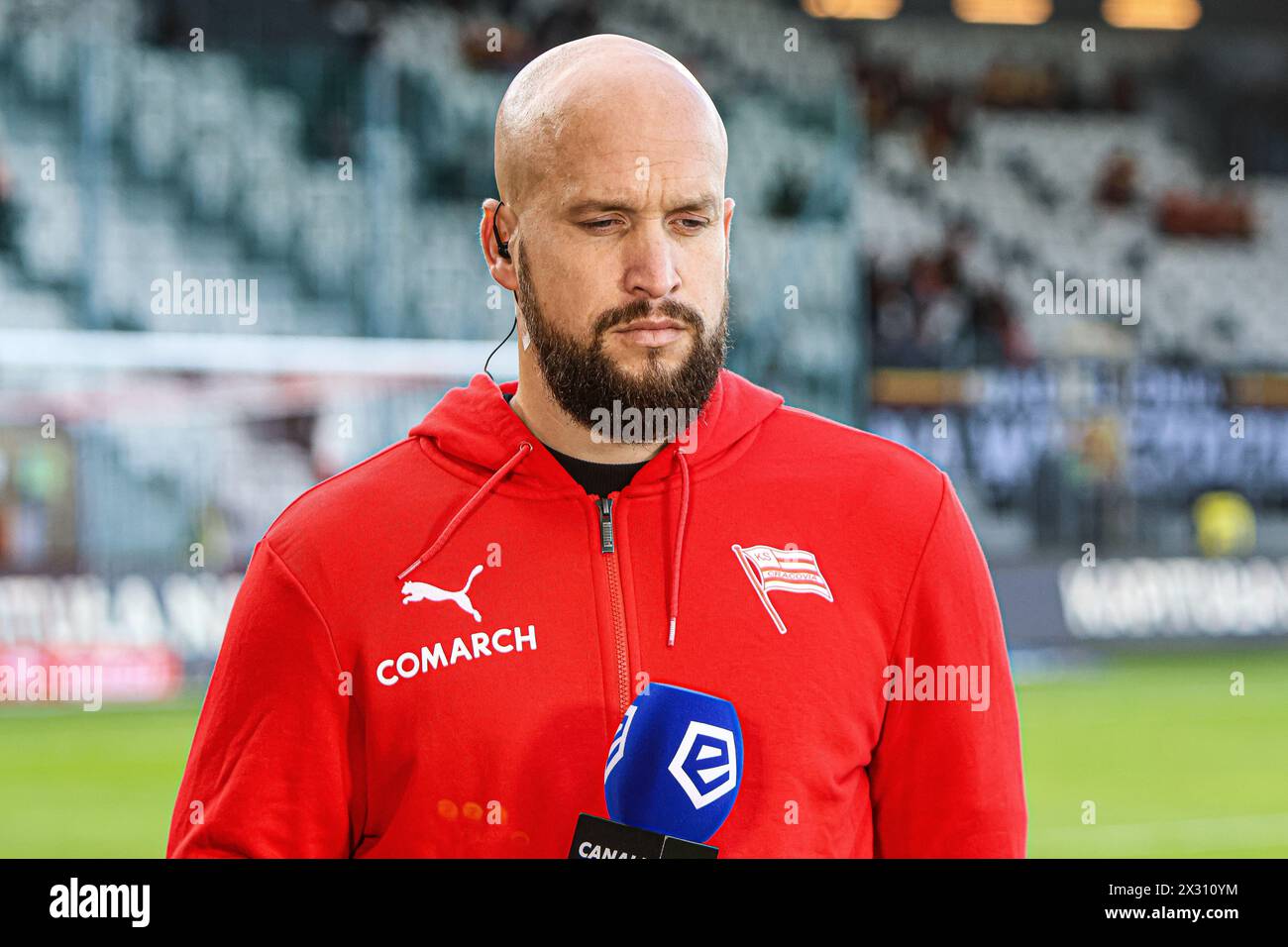 2023.10.08 Cracovie, Pologne Football (PKO BP Ekstraklasa 23/24 Cracovia - Jagiellonia Bialystok op : Lukas Hrosso Banque D'Images