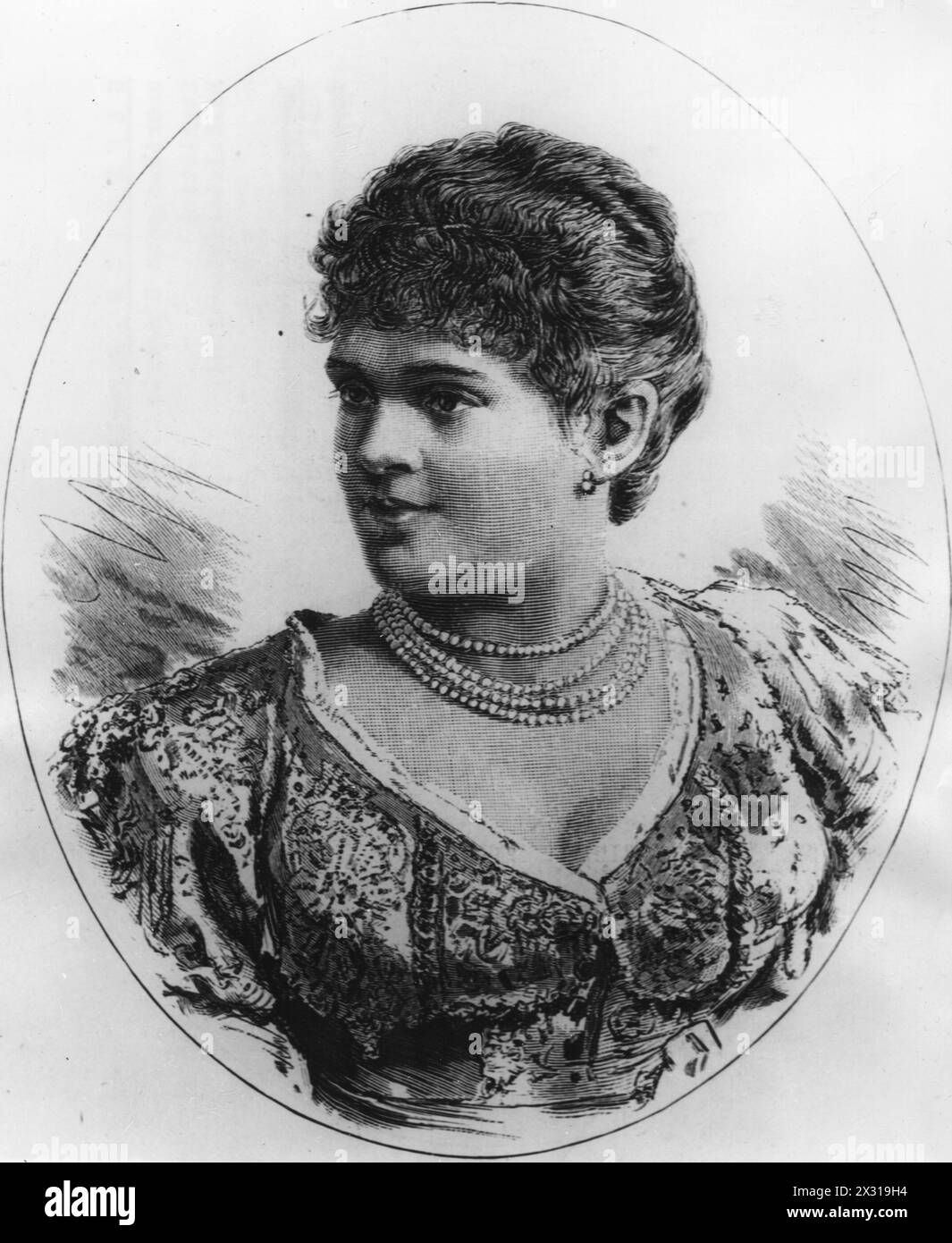 Sembrich, Marcella, 15.2.1858 - 11.1,1935, chanteuse d'opéra polonaise (soprano coloratura) et pianiste, LE DROIT D'AUTEUR DE L'ARTISTE N'A PAS À ÊTRE EFFACÉ Banque D'Images