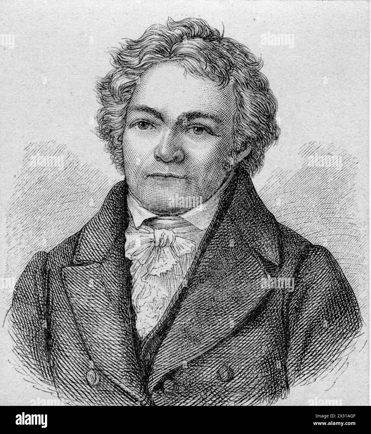 Senefelder, Alois, 6.11.1771 - 26.2,1834, imprimeur et inventeur autrichien, ADDITIONAL-RIGHTS-LEARANCE-INFO-NOT-AVAILABLE Banque D'Images