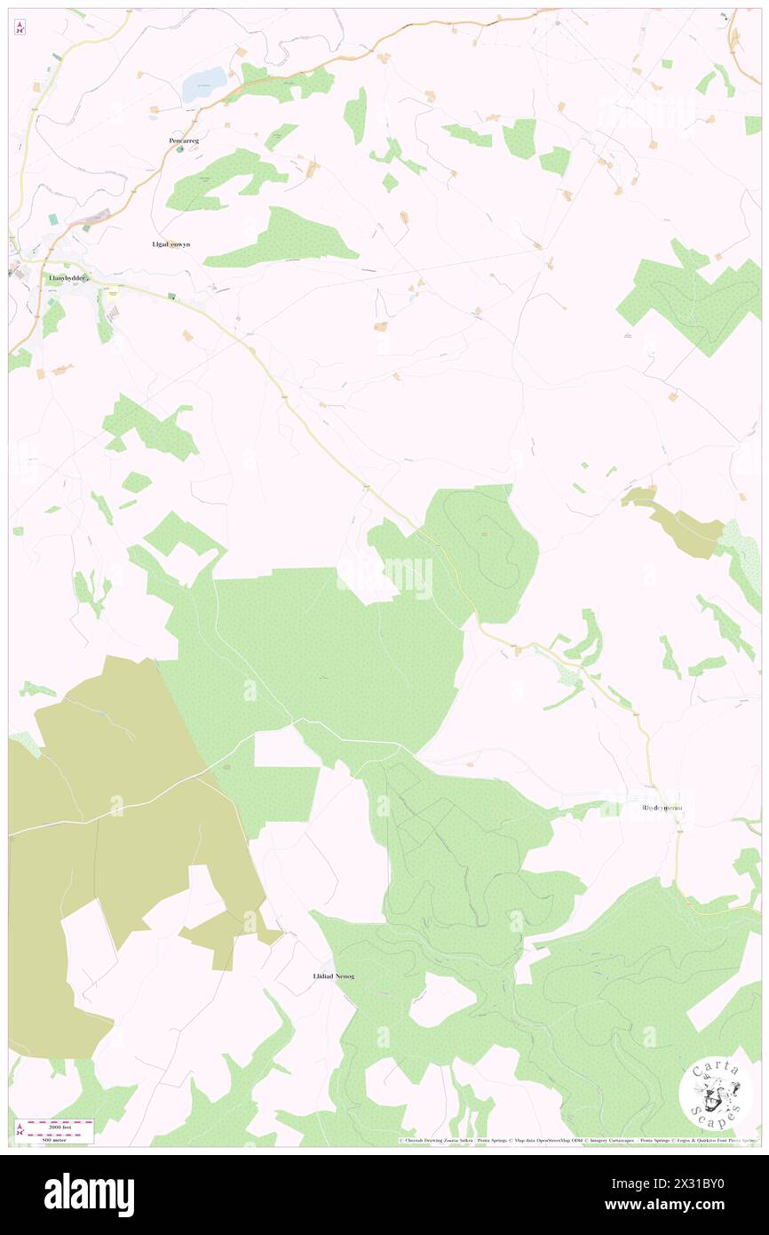 Llanybydder, Carmarthenshire, GB, Royaume-Uni, pays de Galles, n 52 2' 56'', S 4 6' 44'', carte, Cartascapes carte publiée en 2024. Explorez Cartascapes, une carte qui révèle la diversité des paysages, des cultures et des écosystèmes de la Terre. Voyage à travers le temps et l'espace, découvrir l'interconnexion du passé, du présent et de l'avenir de notre planète. Banque D'Images