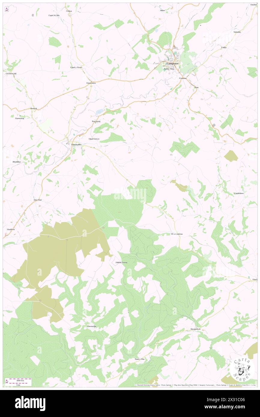 Llanybydder, Carmarthenshire, GB, Royaume-Uni, pays de Galles, n 52 2' 56'', S 4 6' 44'', carte, Cartascapes carte publiée en 2024. Explorez Cartascapes, une carte qui révèle la diversité des paysages, des cultures et des écosystèmes de la Terre. Voyage à travers le temps et l'espace, découvrir l'interconnexion du passé, du présent et de l'avenir de notre planète. Banque D'Images