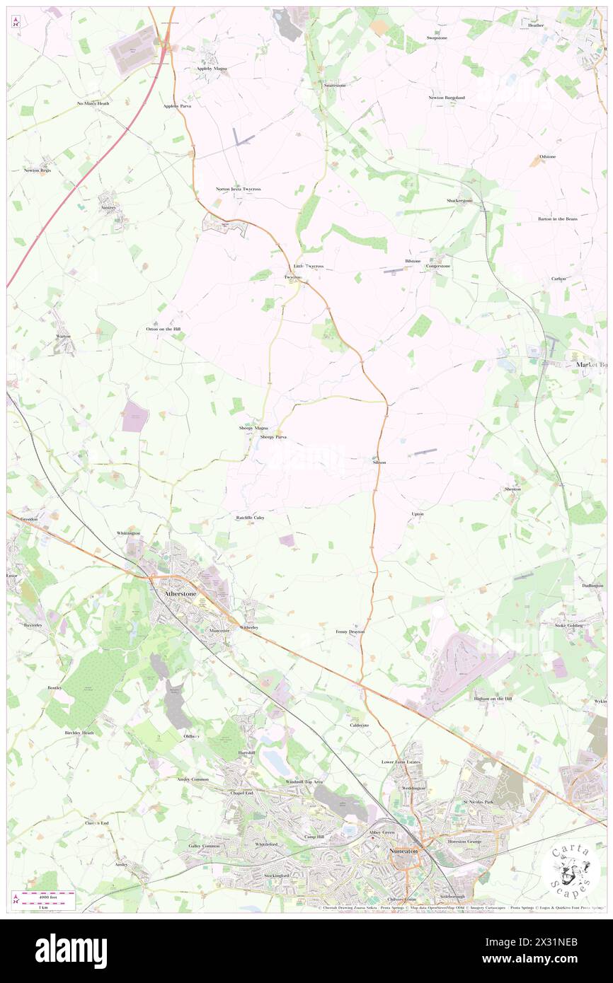 Sheepy, Leicestershire, GB, Royaume-Uni, Angleterre, n 52 36' 16'', S 1 30' 3'', carte, Cartascapes carte publiée en 2024. Explorez Cartascapes, une carte qui révèle la diversité des paysages, des cultures et des écosystèmes de la Terre. Voyage à travers le temps et l'espace, découvrir l'interconnexion du passé, du présent et de l'avenir de notre planète. Banque D'Images