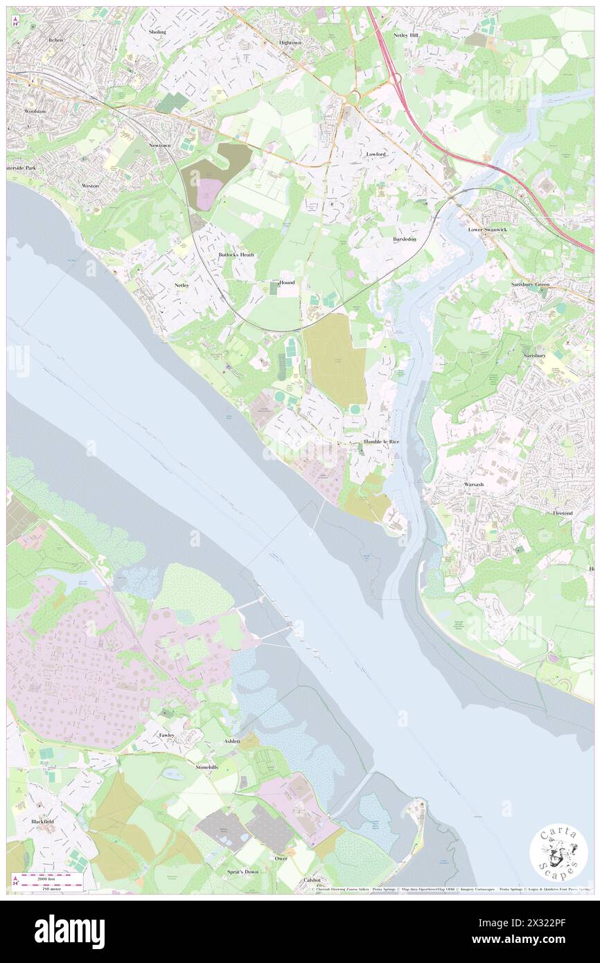 Hamble-le-Rice, Hampshire, GB, Royaume-Uni, Angleterre, n 50 51' 29'', S 1 19' 42'', carte, Cartascapes carte publiée en 2024. Explorez Cartascapes, une carte qui révèle la diversité des paysages, des cultures et des écosystèmes de la Terre. Voyage à travers le temps et l'espace, découvrir l'interconnexion du passé, du présent et de l'avenir de notre planète. Banque D'Images