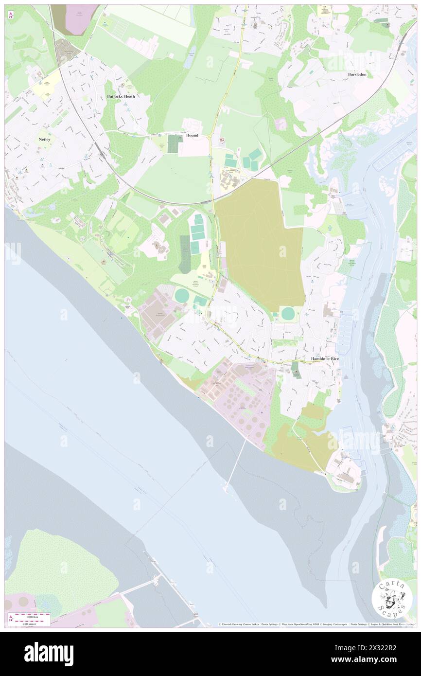 Hamble-le-Rice, Hampshire, GB, Royaume-Uni, Angleterre, n 50 51' 29'', S 1 19' 42'', carte, Cartascapes carte publiée en 2024. Explorez Cartascapes, une carte qui révèle la diversité des paysages, des cultures et des écosystèmes de la Terre. Voyage à travers le temps et l'espace, découvrir l'interconnexion du passé, du présent et de l'avenir de notre planète. Banque D'Images