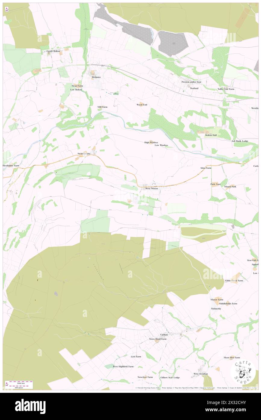 West Witton, North Yorkshire, GB, Royaume-Uni, Angleterre, n 54 17' 20'', S 1 55' 2'', carte, Cartascapes carte publiée en 2024. Explorez Cartascapes, une carte qui révèle la diversité des paysages, des cultures et des écosystèmes de la Terre. Voyage à travers le temps et l'espace, découvrir l'interconnexion du passé, du présent et de l'avenir de notre planète. Banque D'Images