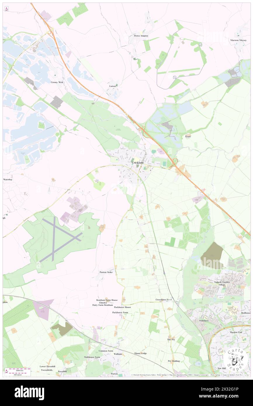 Cricklade, Wiltshire, GB, Royaume-Uni, Angleterre, n 51 38' 4'', S 1 51' 44'', carte, Cartascapes carte publiée en 2024. Explorez Cartascapes, une carte qui révèle la diversité des paysages, des cultures et des écosystèmes de la Terre. Voyage à travers le temps et l'espace, découvrir l'interconnexion du passé, du présent et de l'avenir de notre planète. Banque D'Images