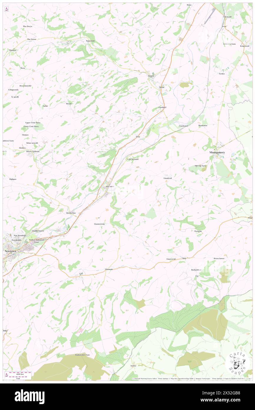 Llandyssil, Sir Powys, GB, Royaume-Uni, pays de Galles, n 52 32' 33'', S 3 13' 11'', carte, Cartascapes carte publiée en 2024. Explorez Cartascapes, une carte qui révèle la diversité des paysages, des cultures et des écosystèmes de la Terre. Voyage à travers le temps et l'espace, découvrir l'interconnexion du passé, du présent et de l'avenir de notre planète. Banque D'Images