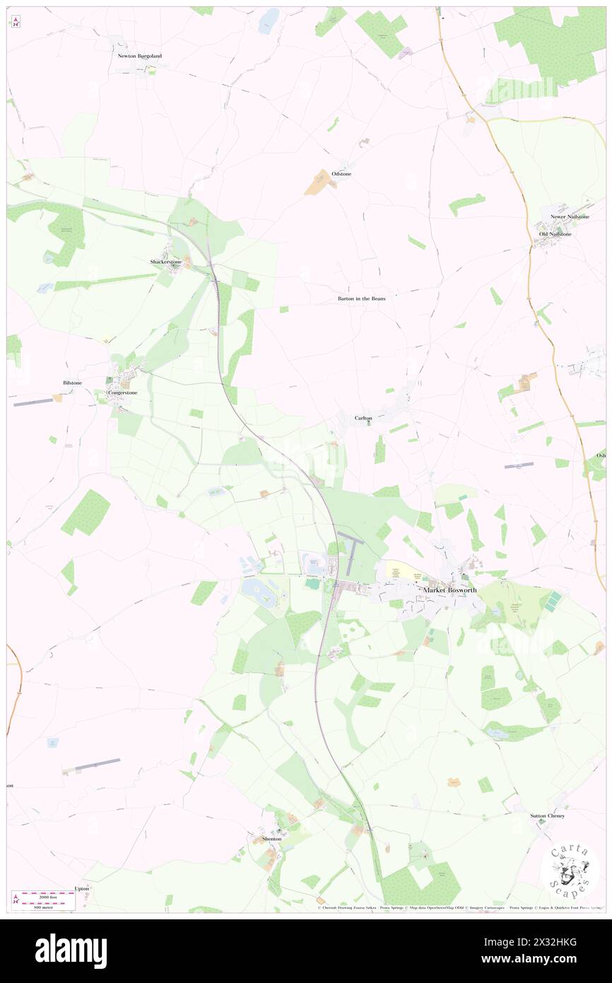 Carlton, Leicestershire, GB, Royaume-Uni, Angleterre, n 52 38' 14'', S 1 25' 33'', carte, Cartascapes carte publiée en 2024. Explorez Cartascapes, une carte qui révèle la diversité des paysages, des cultures et des écosystèmes de la Terre. Voyage à travers le temps et l'espace, découvrir l'interconnexion du passé, du présent et de l'avenir de notre planète. Banque D'Images