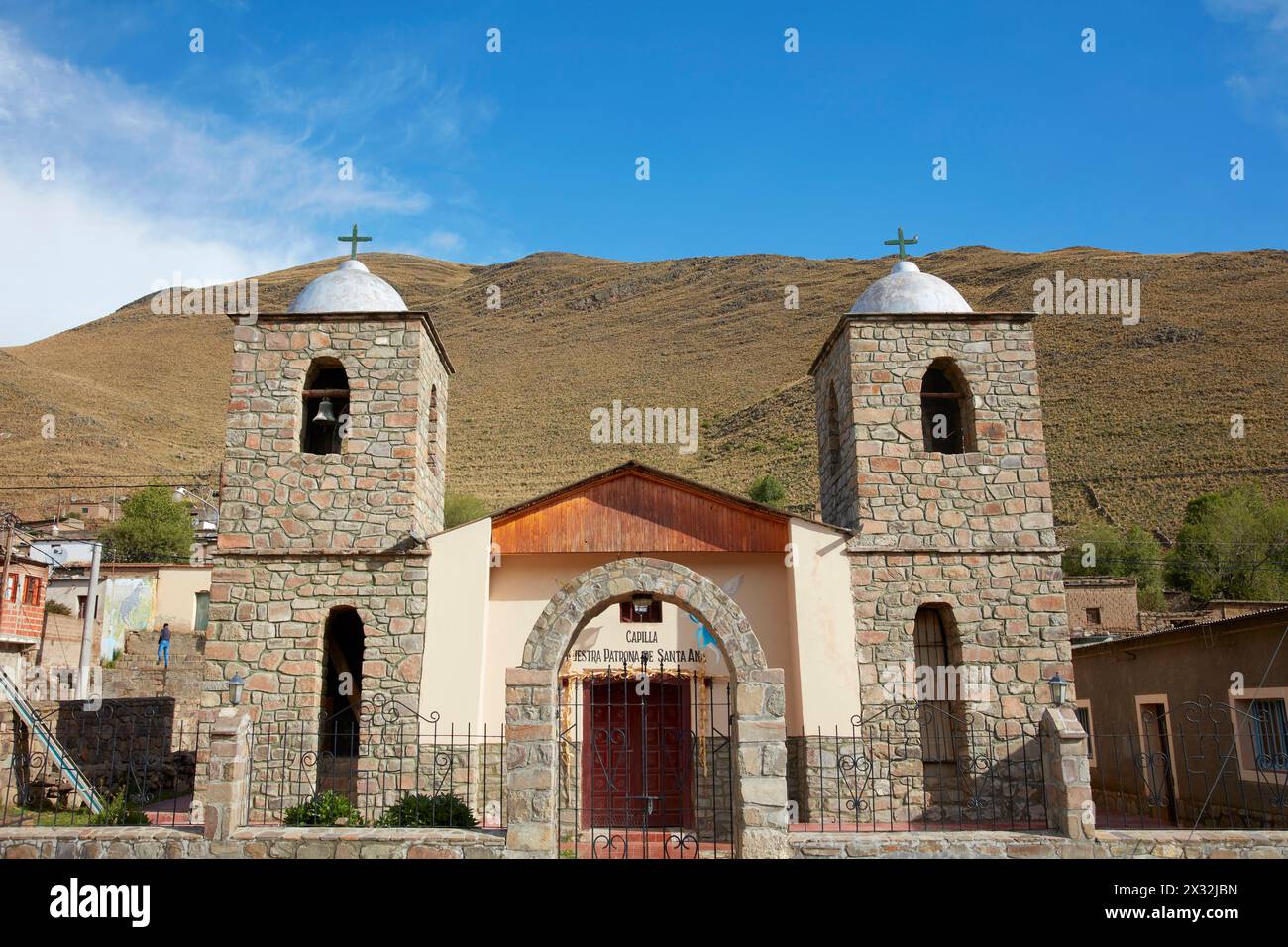 L'église de Santa Ana, Jujuy, Nord-Ouest argentin (NOA). Banque D'Images
