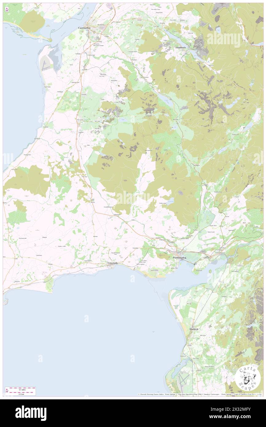 Dolbenmaen, Gwynedd, GB, Royaume-Uni, pays de Galles, n 52 58' 45'', S 4 12' 5'', carte, Cartascapes carte publiée en 2024. Explorez Cartascapes, une carte qui révèle la diversité des paysages, des cultures et des écosystèmes de la Terre. Voyage à travers le temps et l'espace, découvrir l'interconnexion du passé, du présent et de l'avenir de notre planète. Banque D'Images