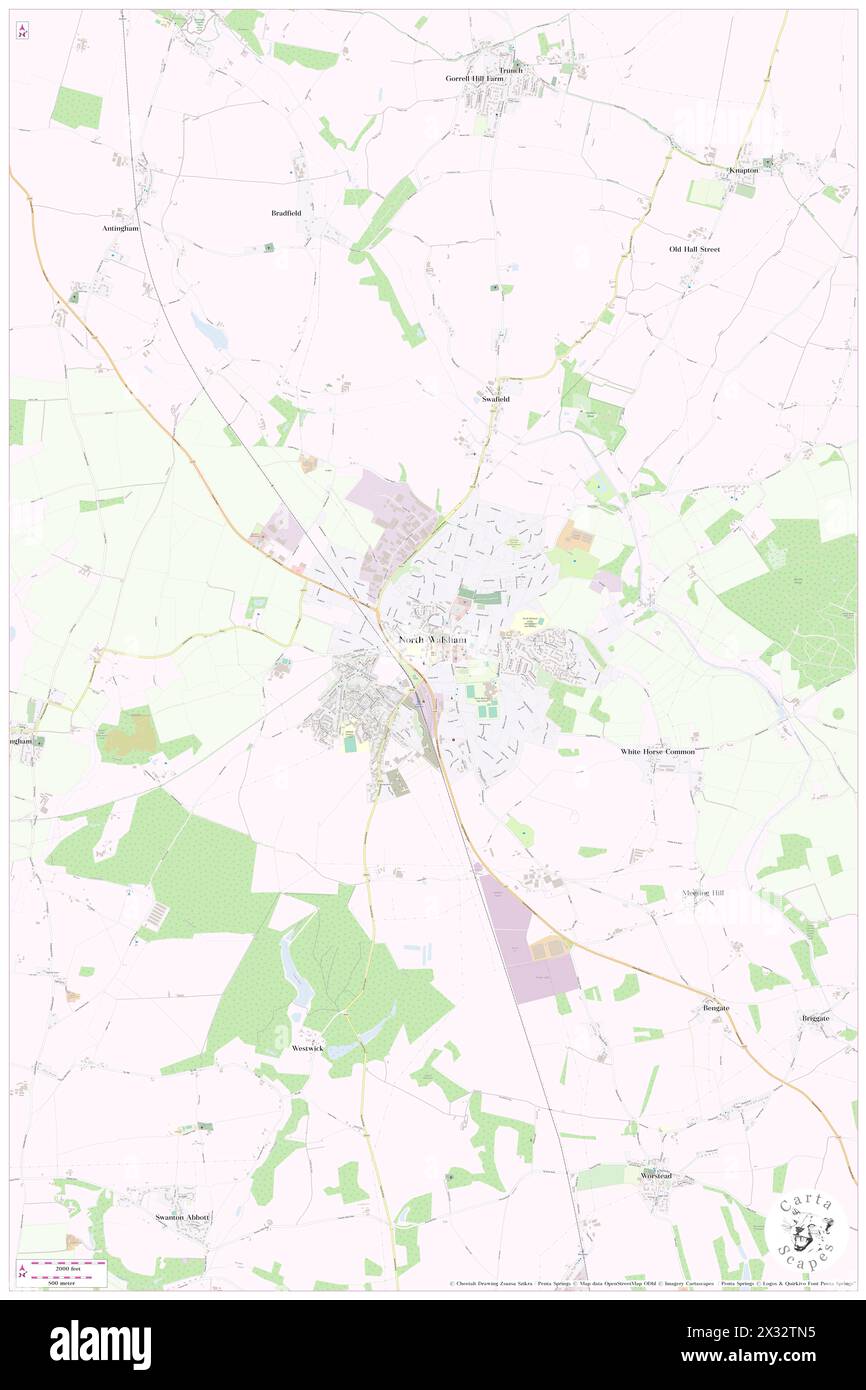 North Walsham, Norfolk, GB, Royaume-Uni, Angleterre, n 52 49' 14'', N 1 23' 10'', carte, Cartascapes carte publiée en 2024. Explorez Cartascapes, une carte qui révèle la diversité des paysages, des cultures et des écosystèmes de la Terre. Voyage à travers le temps et l'espace, découvrir l'interconnexion du passé, du présent et de l'avenir de notre planète. Banque D'Images