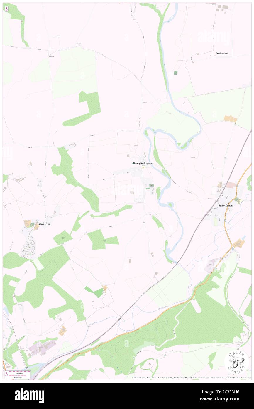 Brampford Speke, Devon, GB, Royaume-Uni, Angleterre, n 50 46' 22'', S 3 31' 38'', carte, Cartascapes carte publiée en 2024. Explorez Cartascapes, une carte qui révèle la diversité des paysages, des cultures et des écosystèmes de la Terre. Voyage à travers le temps et l'espace, découvrir l'interconnexion du passé, du présent et de l'avenir de notre planète. Banque D'Images