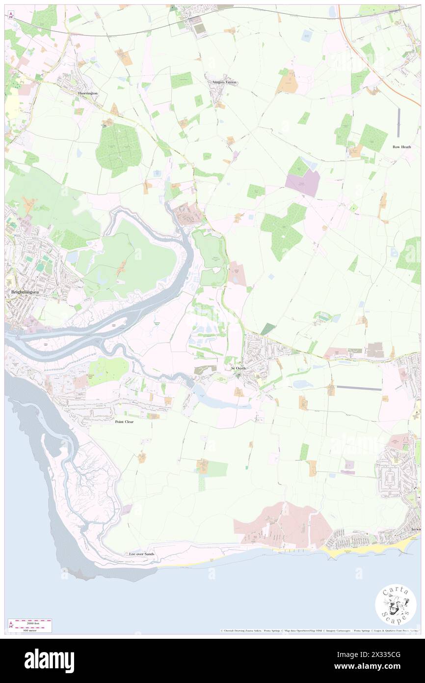 Prog Osyth, Essex, GB, Royaume-Uni, Angleterre, n 51 48' 24'', N 1 4' 14'', carte, Cartascapes carte publiée en 2024. Explorez Cartascapes, une carte qui révèle la diversité des paysages, des cultures et des écosystèmes de la Terre. Voyage à travers le temps et l'espace, découvrir l'interconnexion du passé, du présent et de l'avenir de notre planète. Banque D'Images