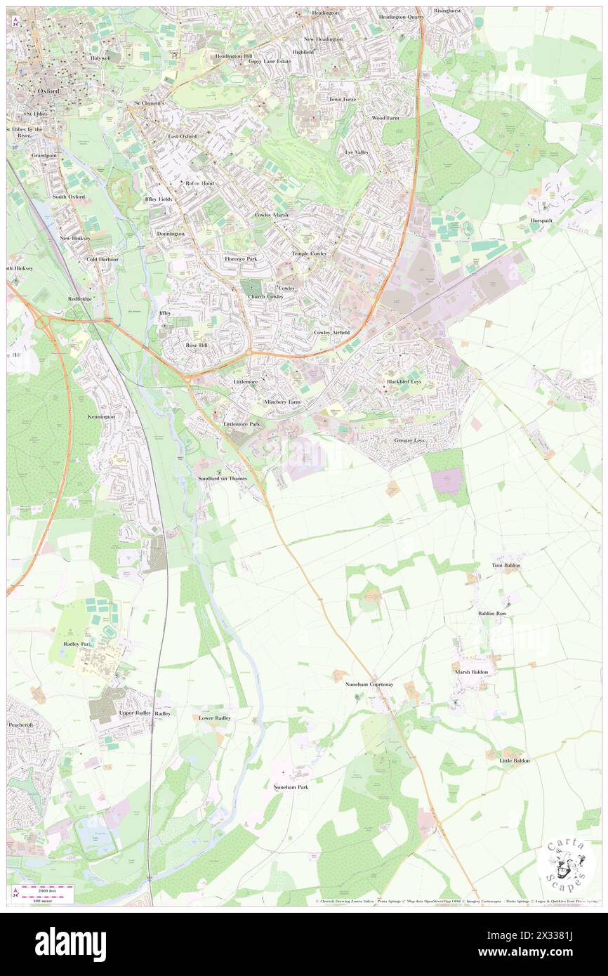 Sandford-on-Thames, Oxfordshire, GB, Royaume-Uni, Angleterre, n 51 42' 49'', S 1 12' 52'', carte, Cartascapes carte publiée en 2024. Explorez Cartascapes, une carte qui révèle la diversité des paysages, des cultures et des écosystèmes de la Terre. Voyage à travers le temps et l'espace, découvrir l'interconnexion du passé, du présent et de l'avenir de notre planète. Banque D'Images