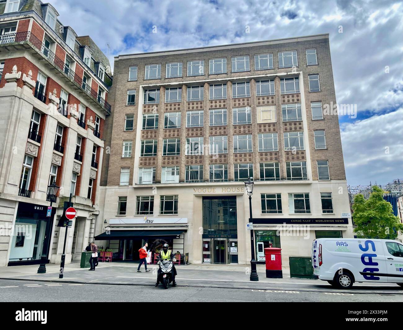 vogue maison à hanover square londres en cours de rénovation après la sortie de la société de magazine Banque D'Images