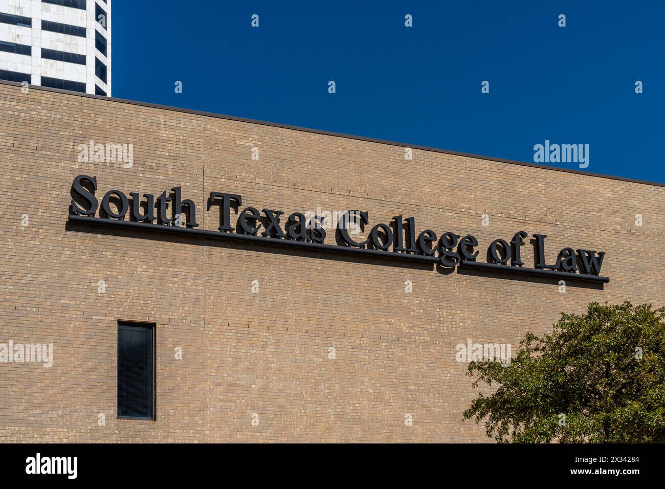 South Texas College of Law à Houston, Texas, États-Unis. Banque D'Images