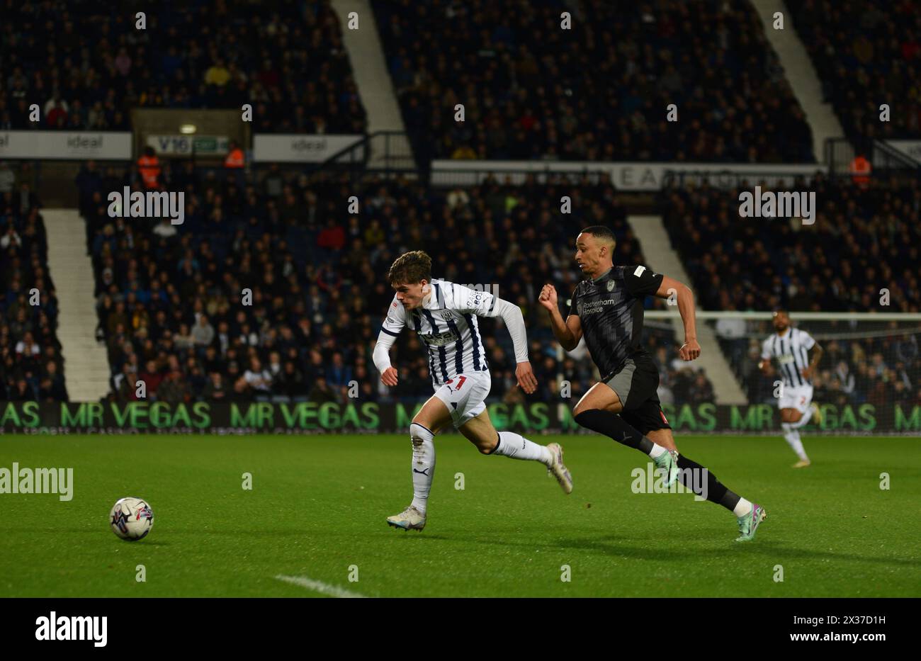 West Bomwich Albion vs Rotherham Utd. Banque D'Images