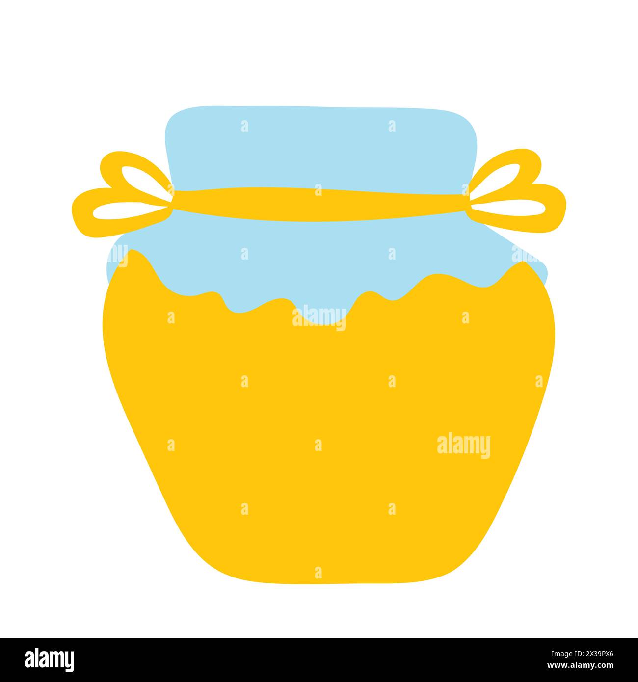 Icône de confiture maison ou de pot au miel Illustration de Vecteur