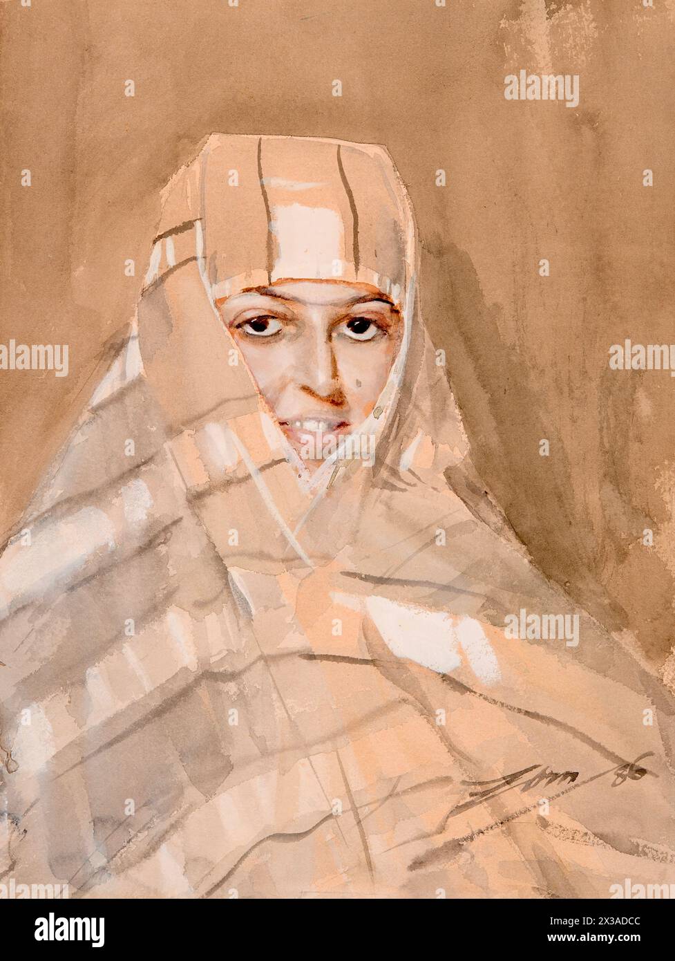 Anders Zorn - Bédouin Girl - 1886 Banque D'Images