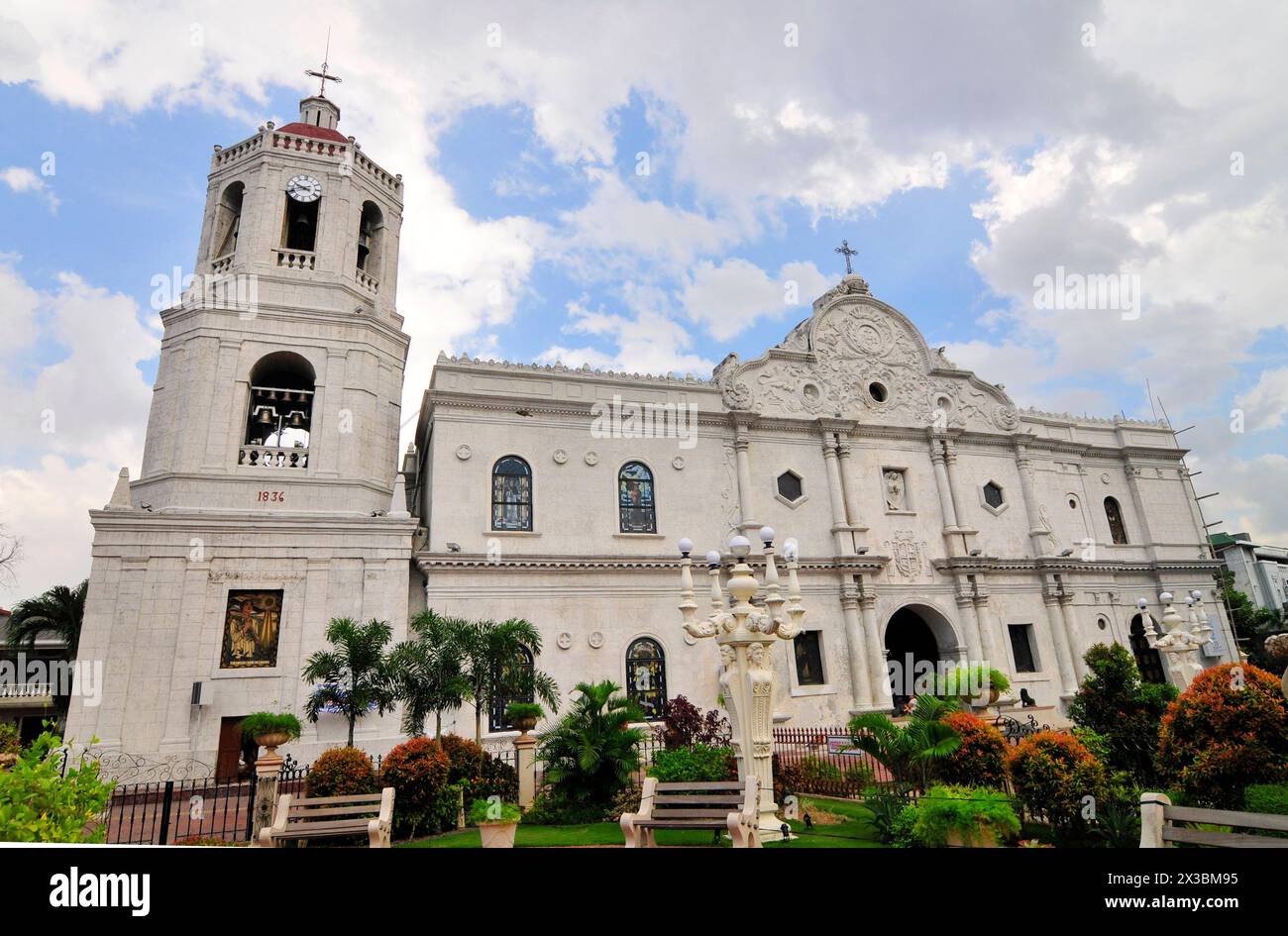 La cathédrale métropolitaine de Cebu dans la ville de Cebu, aux Philippines. Banque D'Images