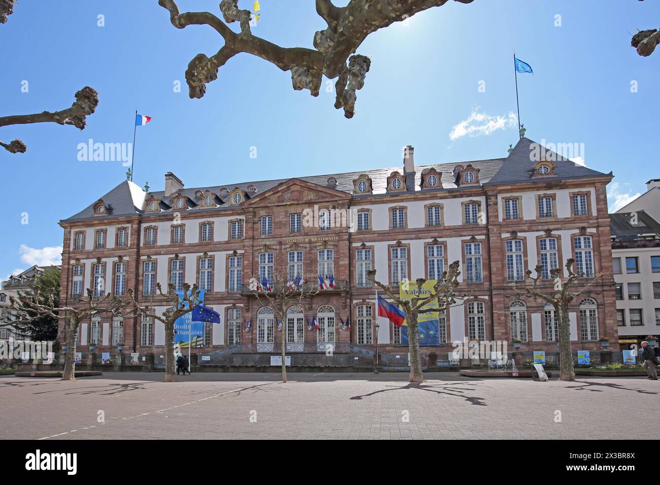 Hotel de ville, Hôtel de ville, Hôtel de Hanau, Hanauer Hof, place Broglie, grande Ile, Strasbourg, Bas-Rhin, Alsace, France Banque D'Images