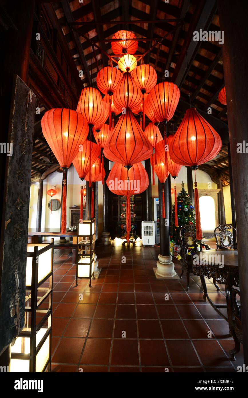 La Maison ancienne sur 104 Thái Phiên à Hội an Vietnam. Banque D'Images