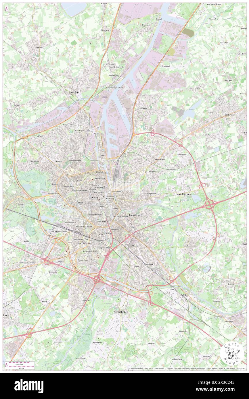 Sint-Amandsberg, Provincie Oost-Vlaanderen, BE, Belgique, Flandre, n 51 3' 34'', N 3 44' 57'', carte, Cartascapes carte publiée en 2024. Explorez Cartascapes, une carte qui révèle la diversité des paysages, des cultures et des écosystèmes de la Terre. Voyage à travers le temps et l'espace, découvrir l'interconnexion du passé, du présent et de l'avenir de notre planète. Banque D'Images