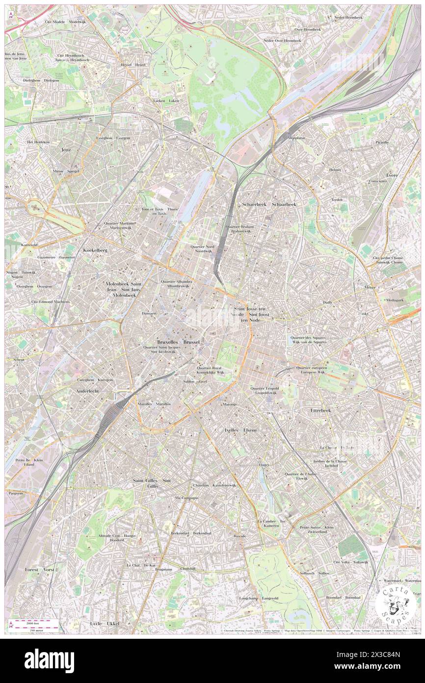 Le Grand Colombier, Bruxelles-capitale, BE, Belgique, Bruxelles capitale, n 50 51' 0'', N 4 21' 36'', carte, Cartascapes carte publiée en 2024. Explorez Cartascapes, une carte qui révèle la diversité des paysages, des cultures et des écosystèmes de la Terre. Voyage à travers le temps et l'espace, découvrir l'interconnexion du passé, du présent et de l'avenir de notre planète. Banque D'Images