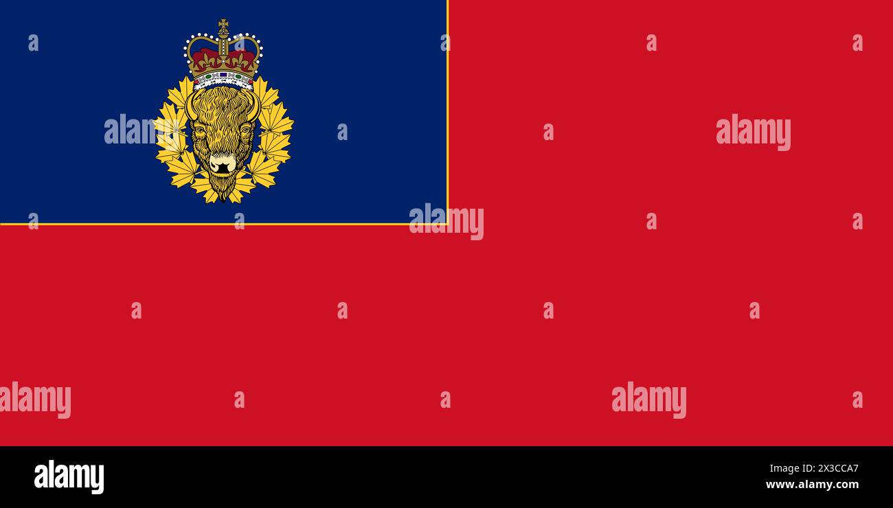 Enseigne de la Gendarmerie royale du Canada Banque D'Images