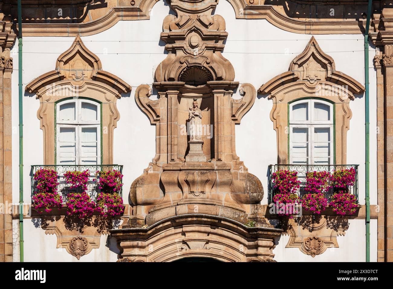 L'hôtel de ville de Braga ou Paco do Concelho de Braga est une salle municipale située dans le centre de Braga, à Portuga Banque D'Images
