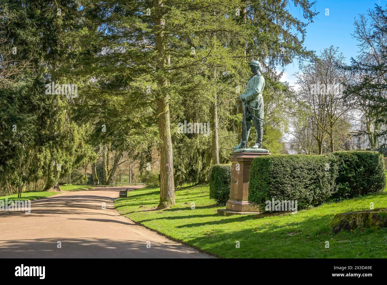 Denkmal Otto von Bismarck, Nerotal, Wiesbaden, Hesse, Deutschland Banque D'Images