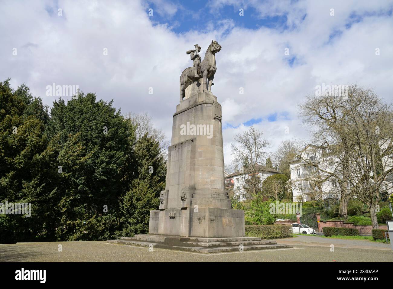 Kriegerdenkmal von Franz Prietel, Nerotal, Wiesbaden, Hessen, Deutschland Banque D'Images