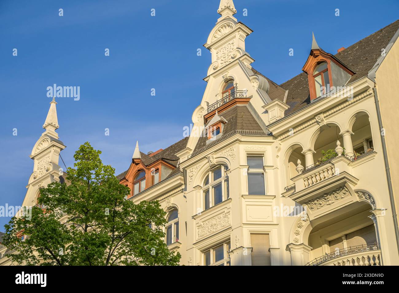 Gründerzeit-Altbau, Hauptstraße, Schöneberg, Tempelhof-Schöneberg, Berlin, Deutschland Banque D'Images