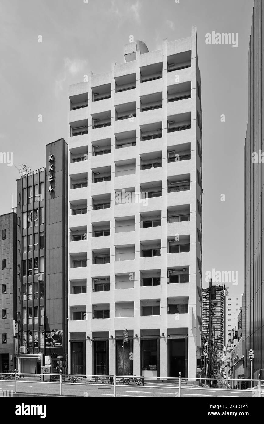 Sky Building n° 2 (第2スカイビル?), conçu par Watanabe Yoji, 1968 ; Shinjuku, Tokyo, Japon Banque D'Images