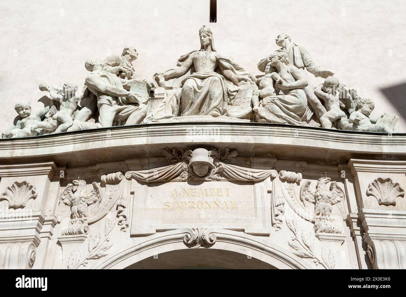 Sopron, comté de Győr-Moson-Sopron, région de Transdanubie occidentale, Hongrie Banque D'Images