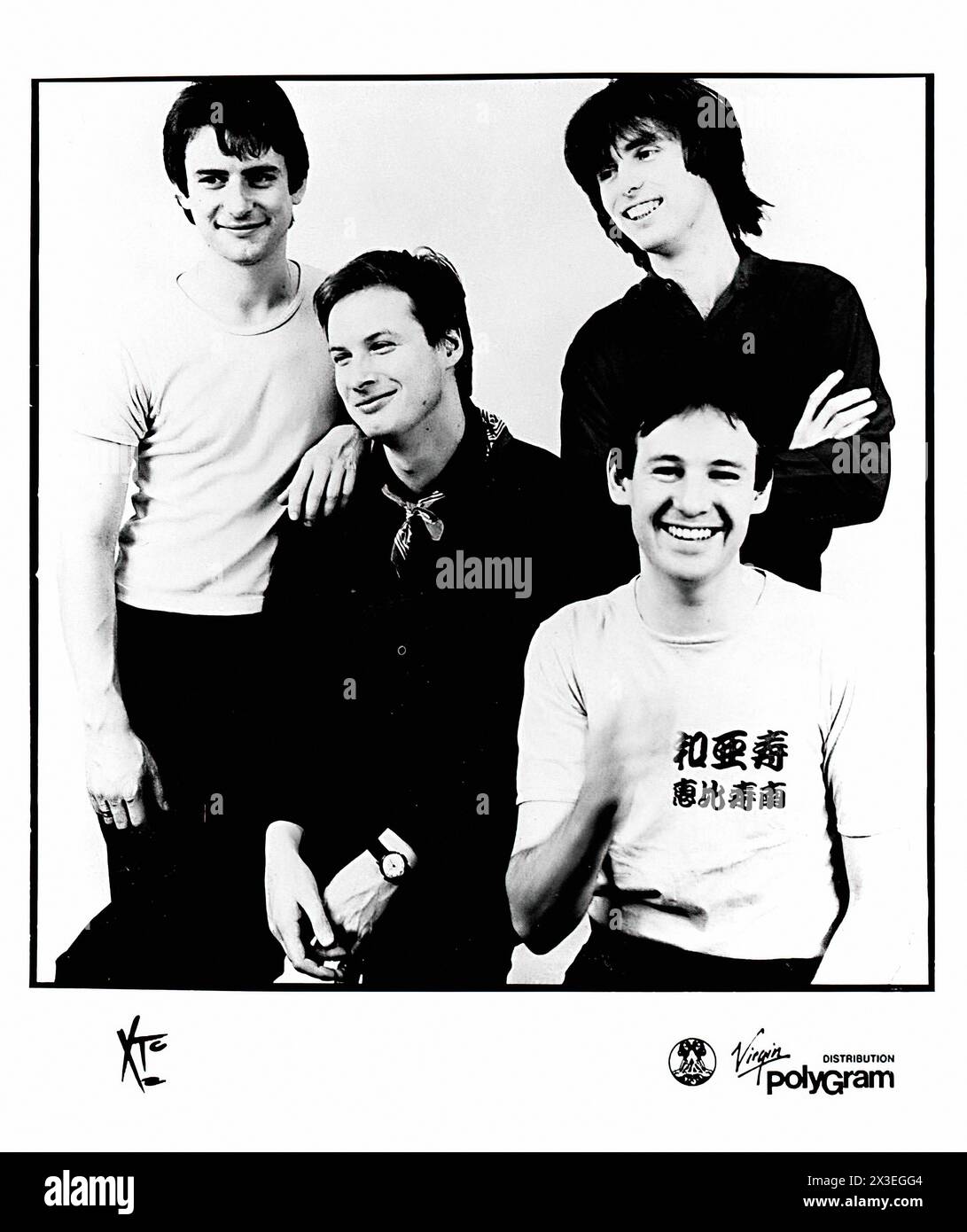 XTC - photo promotionnelle du label de musique vintage - photographe inconnu, pour usage éditorial uniquement Banque D'Images