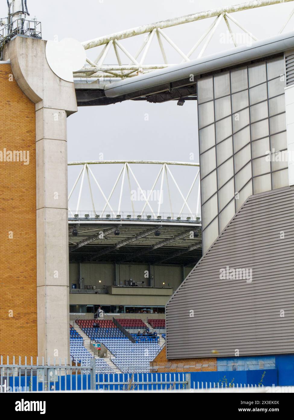 Stade de football Wigan Athletic Banque D'Images