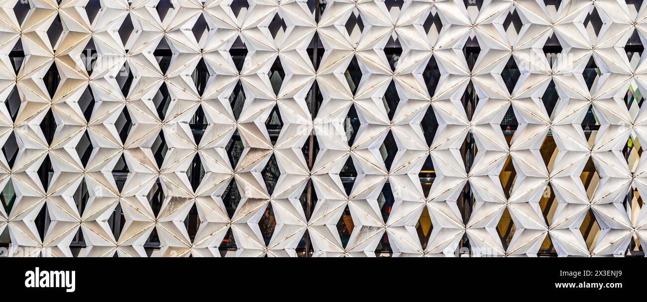 Plan de la façade du bâtiment Banque D'Images